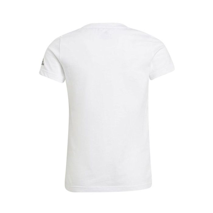 Camiseta de Manga Corta Infantil Adidas Graphic Blanco 40 4