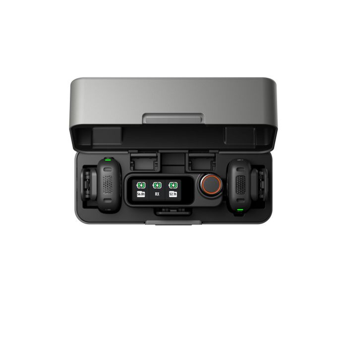 Kit de micrófono inalámbrico - DJI - Mic 3 - 2 transmisores (TX) - 1 receptor (RX) - Carga rápida 2 Kit de micrófono inalámbrico - DJI - Mic 3 - 2 transmisores (TX) - 1 receptor (RX) - Carga rápida 2