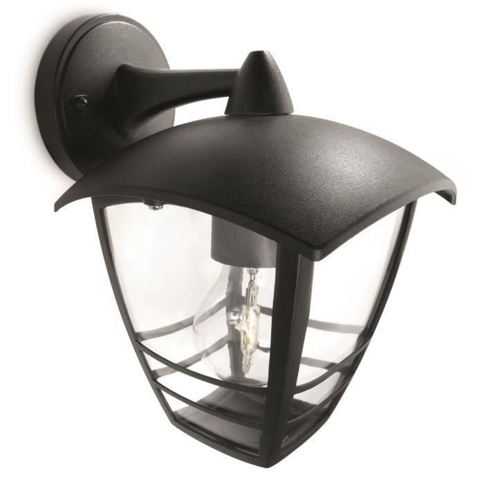 Aplique 1 x 60 W modelo creek negro 20 x 24 x 17,5 cm 3 Aplique 1 x 60 W modelo creek negro 20 x 24 x 17,5 cm 3