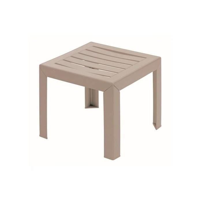 Grosfillex GRO3100038155882 Mesa de Centro Miami 40x40x38 cm