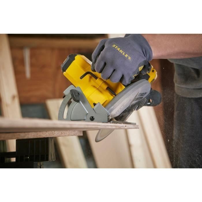 Sierra Circular - STANLEY FATMAX V20 - SFMCS500M2K-QW - 165 mm - Litio 18V - 2 Baterías 4Ah 5 Sierra Circular - STANLEY FATMAX V20 - SFMCS500M2K-QW - 165 mm - Litio 18V - 2 Baterías 4Ah 5