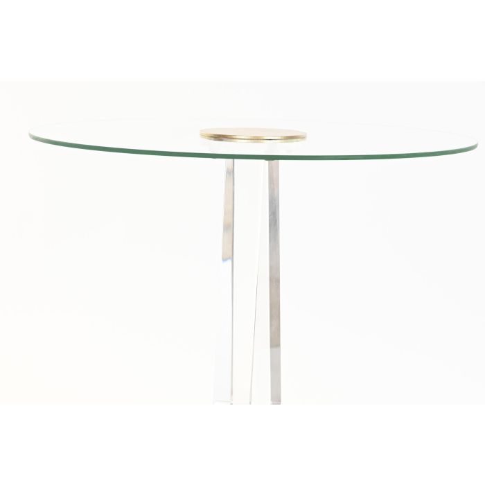 Mesita Auxiliar Glam DKD Home Decor Dorado Transparente 42 x 62 x 42 cm 3 Mesita Auxiliar Glam DKD Home Decor Dorado Transparente 42 x 62 x 42 cm 3