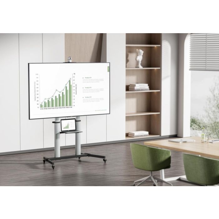 Soporte Suelo Con Ruedas Ewent Vesa 1 Soporte Suelo Con Ruedas Ewent Vesa 1