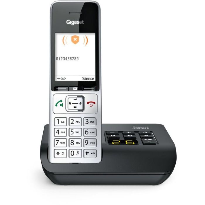 Gigaset COMFORT 500A Teléfono DECT/analógico con Contestador Automático, Pantalla a Color TFT 2.2", Manos Libres, Agenda 200 Contactos, Plata/Negro 14 Gigaset COMFORT 500A Teléfono DECT/analógico con Contestador Automático, Pantalla a Color TFT 2.2", Manos Libres, Agenda 200 Contactos, Plata/Negro 14