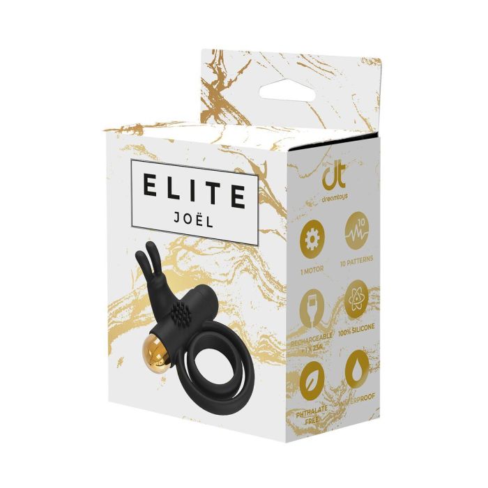 Anillo para el Pene Dream Toys Elite Negro 10 Anillo para el Pene Dream Toys Elite Negro 10