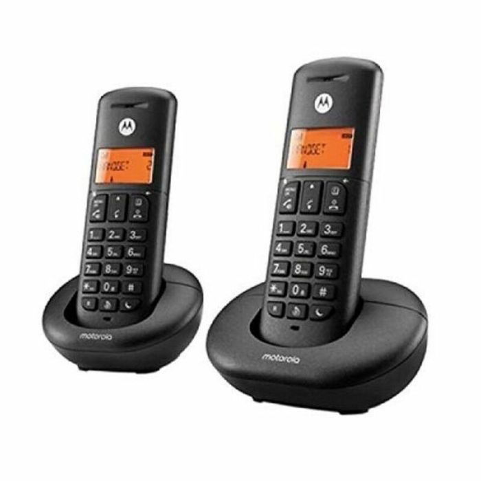 Teléfono Inalámbrico Motorola F52000K50O2AES03 (2 Pcs) Negro