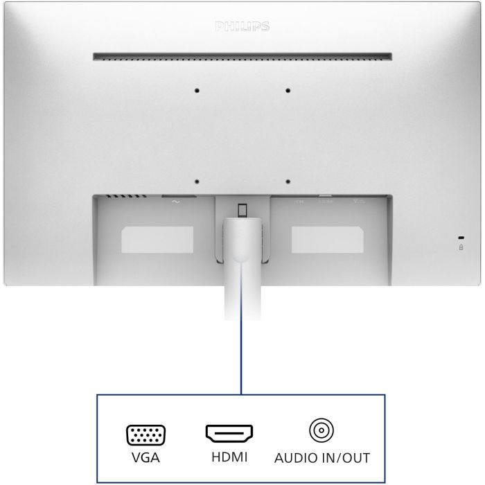 Monitor Philips 241V8AW/00 23.8 Pulgadas FHD IPS 75Hz Blanco 4