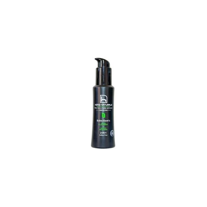 Extra Gent´S Limpieza Facial y Crema de Afeitar 2 en 1 Detox 100ml para Piel Grasa/Mixta/Normal/Seca