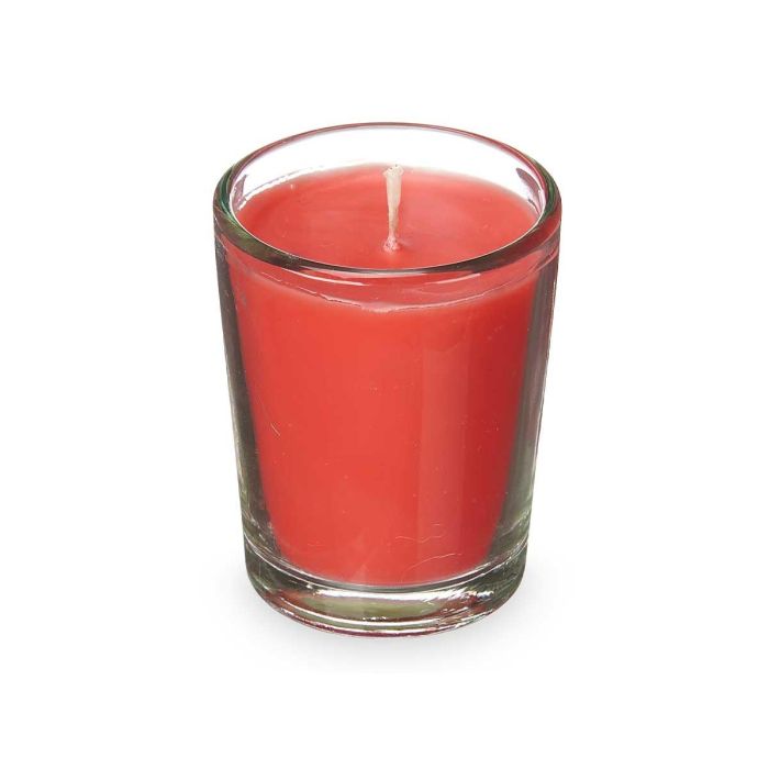 Set 6 Velas Vaso Vidrio Frutos Rojos Acorde 16X6CM (12 Unidades) 1 Set 6 Velas Vaso Vidrio Frutos Rojos Acorde 16X6CM (12 Unidades) 1