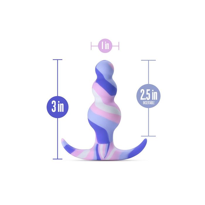 Plug Anal Blush Avant Multicolor (7,6 cm) (6,3 cm) 8