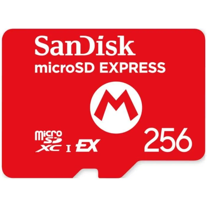 Nintendo Tarjeta de memoria Micro SD Express 256 GB para Nintendo Switch 2 NINSW2SDSAN 1