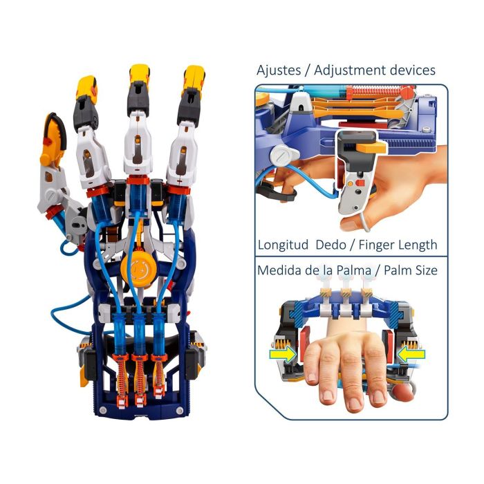 DEQUBE Mano Cyborg Hidráulica, simula movimientos mano humana, energía hidráulica, sin electricidad, agarre preciso, +8 años 1 DEQUBE Mano Cyborg Hidráulica, simula movimientos mano humana, energía hidráulica, sin electricidad, agarre preciso, +8 años 1