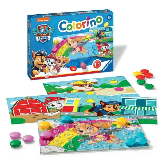 Ravensburger 4005556209064 Colorino Paw Patrol Juego Educativo para Niños a Partir de 2 Años 5