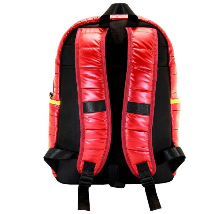 Harry Potter Mochila Urbana Acolchada Rojo - Un Compartimento, Bolsillo Frontal, 15.5L 3