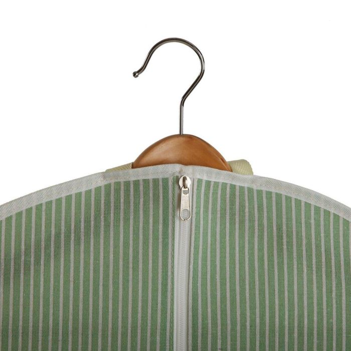 Funda para Traje Versa Rayas Verde 135 x 60 cm 1 Funda para Traje Versa Rayas Verde 135 x 60 cm 1