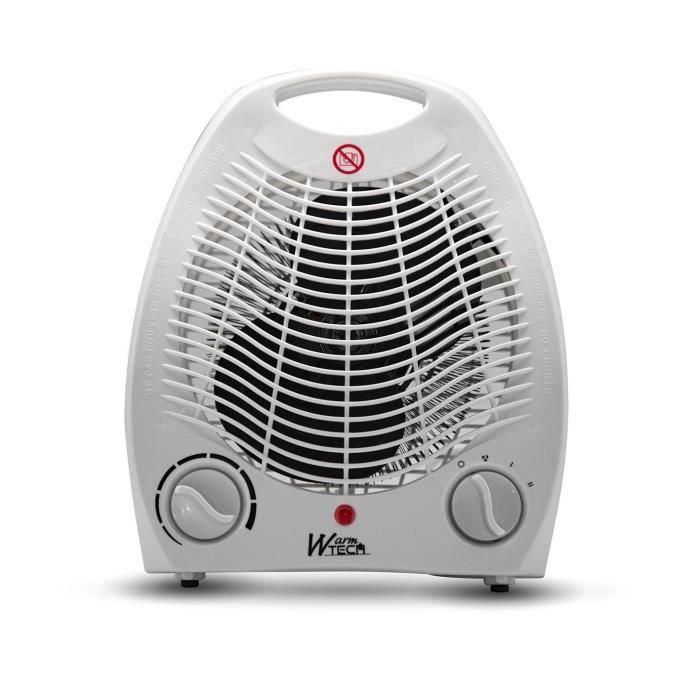 Warm Tech WAR5411074213183 Calefactor de Aire 2000W para Estancias hasta 15m³ Blanco 240V