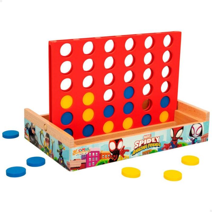 Juego Cuatro en Raya madera Spidey Marvel 1