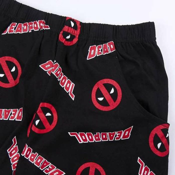 Pijama corto single jersey punto deadpool talla s 3 Pijama corto single jersey punto deadpool talla s 3