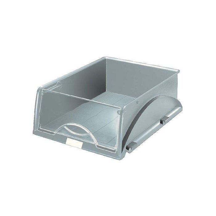 Bandeja Sobremesa Sorty A4 Gris 4 unidades
