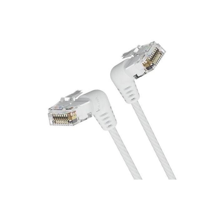 Vention IBOWF Cable Ethernet UTP Cat.6A de 1m, Conectores RJ45 Cabeza Rotatoria 360º, 10 Gbps / 500 MHz, Blanco 0 Vention IBOWF Cable Ethernet UTP Cat.6A de 1m, Conectores RJ45 Cabeza Rotatoria 360º, 10 Gbps / 500 MHz, Blanco 0