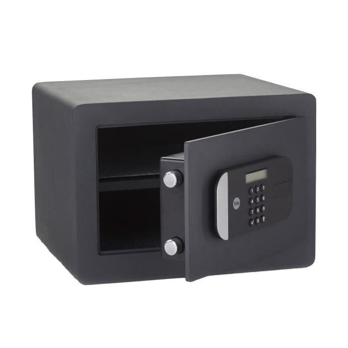 YALE Caja fuerte de alta seguridad, electrónica, H.25 x W.35 x D.30 cm (18.6L), certificada SKG2*, protección antirrobo 3