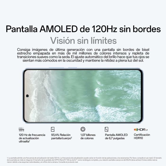 Smartphone Oppo RENO 11F 6,7" 8 GB RAM 256 GB Azul 5000 mAh 5 Smartphone Oppo RENO 11F 6,7" 8 GB RAM 256 GB Azul 5000 mAh 5