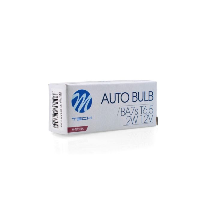 Lámpara M-Tech T6.5 Ba7S 12 V-2 W MTECZ89 2 Lámpara M-Tech T6.5 Ba7S 12 V-2 W MTECZ89 2