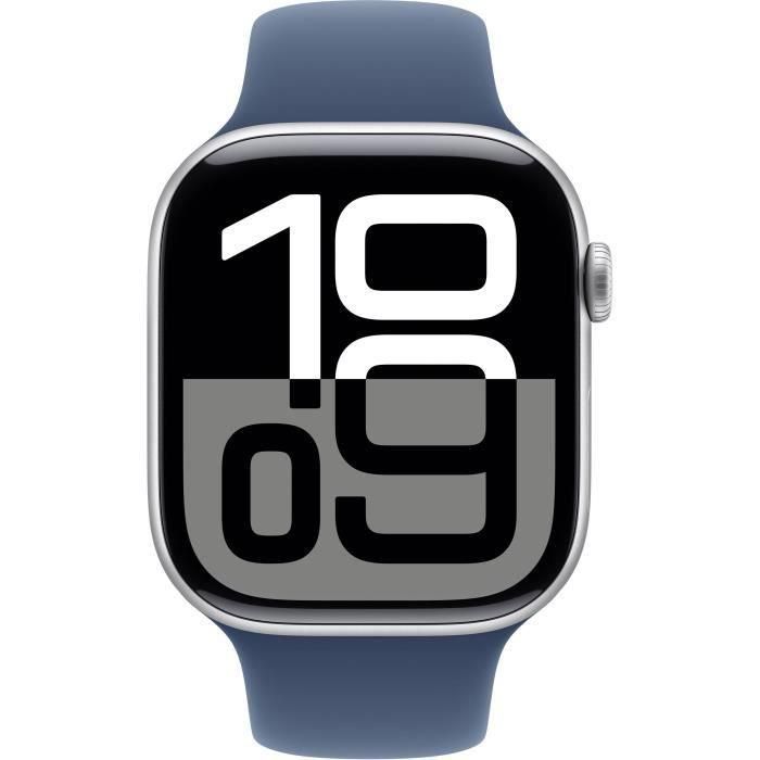 Apple Watch Series 10 GPS - 46 mm - Caja de aluminio plateada - Correa deportiva vaquera - M/L 1 Apple Watch Series 10 GPS - 46 mm - Caja de aluminio plateada - Correa deportiva vaquera - M/L 1