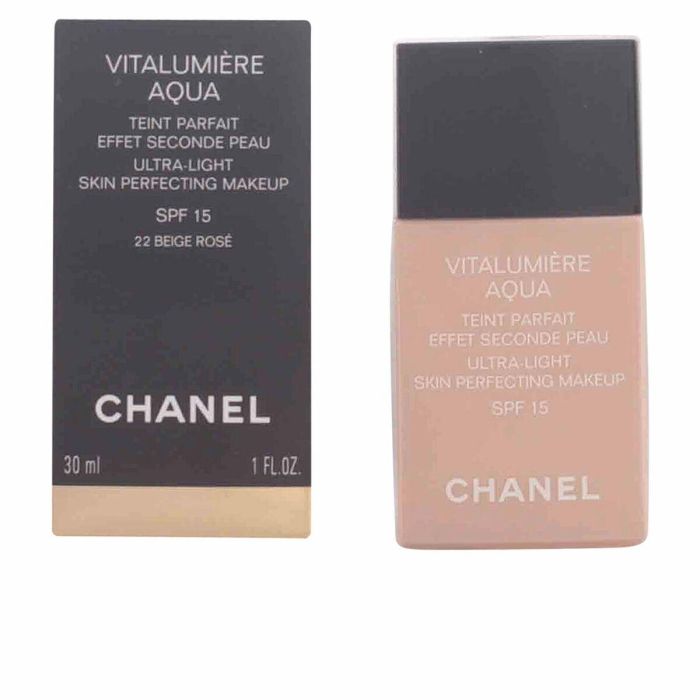 Base de Maquillaje Fluida Vitalumière Aqua Chanel 2 Base de Maquillaje Fluida Vitalumière Aqua Chanel 2