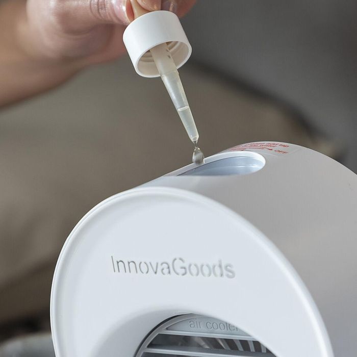 Mini Climatizador Humidificador por Ultrasonidos con LED Koolizer InnovaGoods 8 Mini Climatizador Humidificador por Ultrasonidos con LED Koolizer InnovaGoods 8
