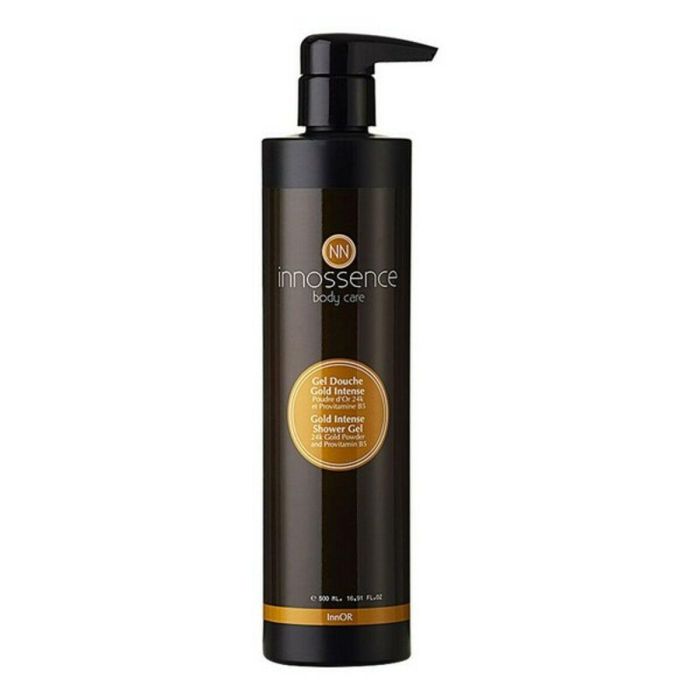 Innossence Gel de Baño Gold Intense con Polvo de Oro 24K y Provitamina B5 para Todo Tipo de Pieles, 500 ml