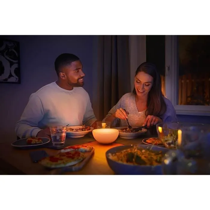 Philips Hue 8718696173992 Lámpara Bluetooth Portátil Blanco y Color Compatible con Alexa, Google y Apple HomeKit