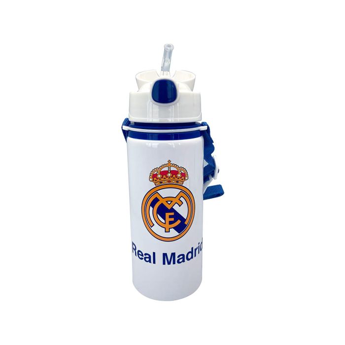 Kids Licensing Rm00005 Cantimplora de Aluminio Real Madrid 600ml con Asa - Botella Deportiva Infantil 2
