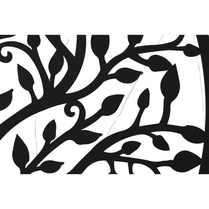 DKD Home Decor Decoración Pared Árbol Cottage Iluminada 25 LED Metal Negro 99x99x2 cm con Pilas AA 5 DKD Home Decor Decoración Pared Árbol Cottage Iluminada 25 LED Metal Negro 99x99x2 cm con Pilas AA 5