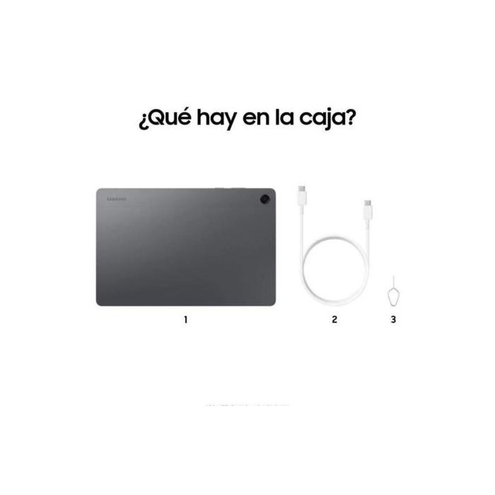 Samsung Galaxy Tab A11+ Tablet 11" Wifi 256GB 8GB RAM Gris, Pantalla 90Hz, Batería 7040 mAh, Quad Altavoces Dolby Atmos, Resistencia IP52