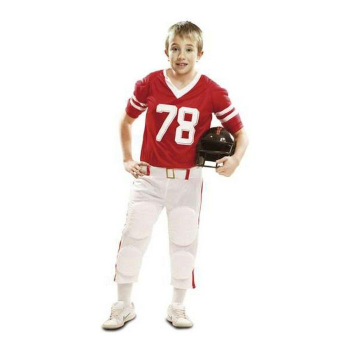 My Other Me Disfraz Jugador de Rugby Rojo para Niño, Talla 5-6 Años, 100% Poliéster My Other Me Disfraz Jugador de Rugby Rojo para Niño, Talla 5-6 Años, 100% Poliéster