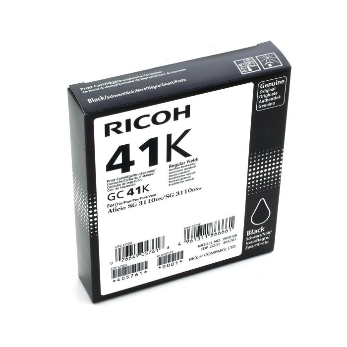 RICOH SG3110DN/3110DNW Cartucho Negro GC-41K RICOH SG3110DN/3110DNW Cartucho Negro GC-41K