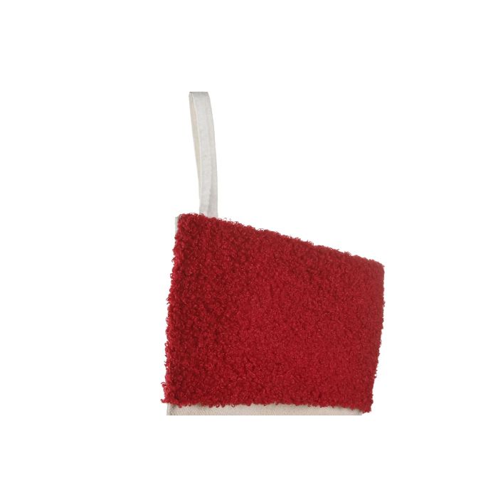 Calcetin Navidad Tradicional DKD Home Decor Crema Rojo 2 x 50 x 25 cm 2 Calcetin Navidad Tradicional DKD Home Decor Crema Rojo 2 x 50 x 25 cm 2