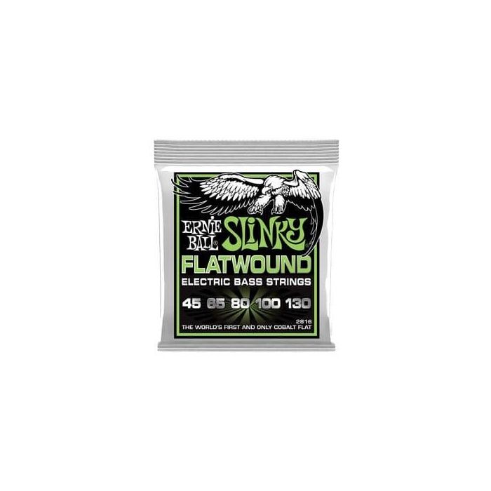 Juego Bajo Eléctrico  Entorchado Plano Slinky 5St. Regular 45-130 1
