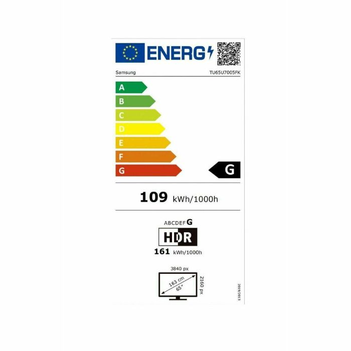 Smart TV Samsung TU65U7005FKX 65 65" 4K Ultra HD LED HDR 1 Smart TV Samsung TU65U7005FKX 65 65" 4K Ultra HD LED HDR 1