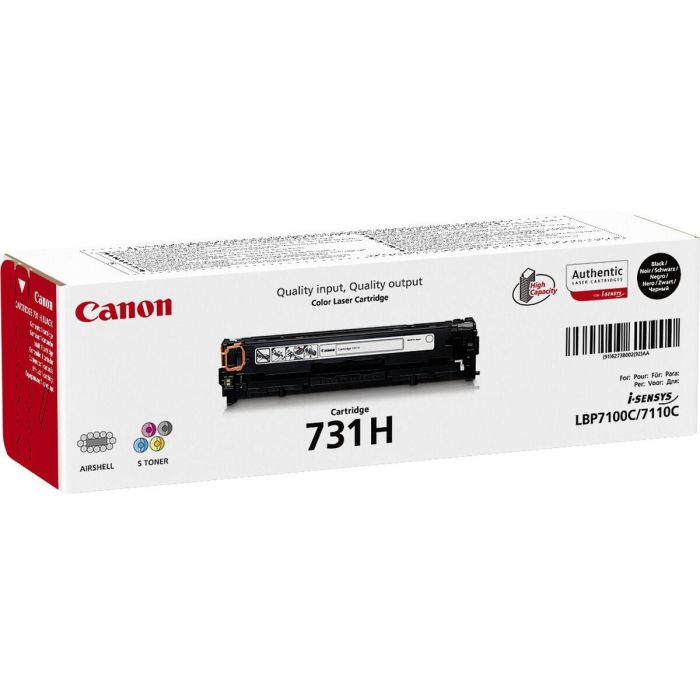 Canon Toner Negro Lbp 7100Cn-7110Cw - Mf 623Cn-8230Cn - 731Hbk Canon Toner Negro Lbp 7100Cn-7110Cw - Mf 623Cn-8230Cn - 731Hbk