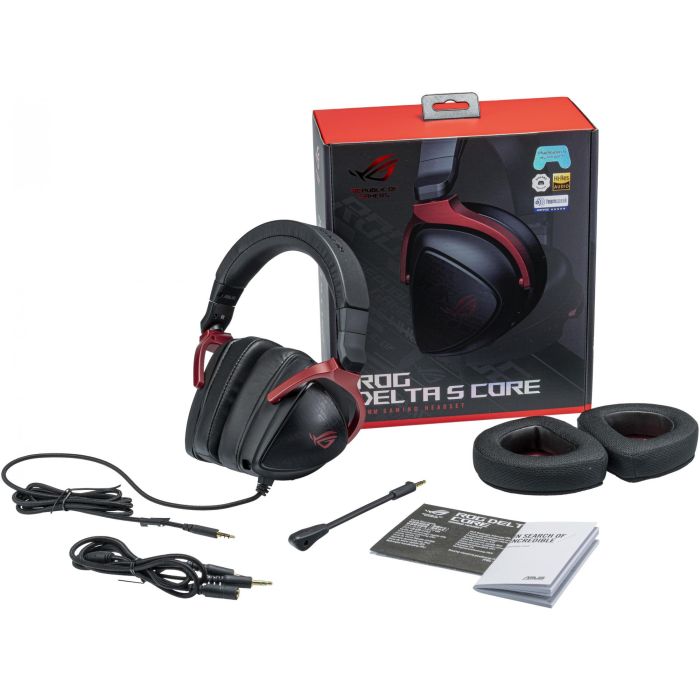 ASUS ROG Delta S Core Auriculares Gaming Alámbricos Multiplataforma para PC, Mac, PS4/PS5, Switch, Xbox con Sonido Virtual 7.1 0 ASUS ROG Delta S Core Auriculares Gaming Alámbricos Multiplataforma para PC, Mac, PS4/PS5, Switch, Xbox con Sonido Virtual 7.1 0