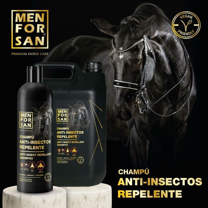 Champú para Caballos Menforsan herbal 1 L Repelente de insectos 5 Champú para Caballos Menforsan herbal 1 L Repelente de insectos 5