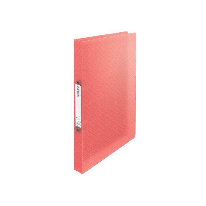 Carpeta De Anillas Esselte Colour Breeze Pp A4 2 An.Redondas 25Mm Coral 4 unidades