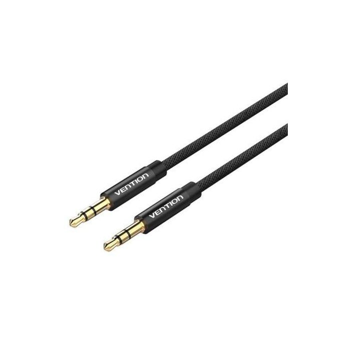 Vention BAGBH Cable Estéreo Jack 3.5mm Macho a Macho 2m Negro Chapado Oro Vention BAGBH Cable Estéreo Jack 3.5mm Macho a Macho 2m Negro Chapado Oro