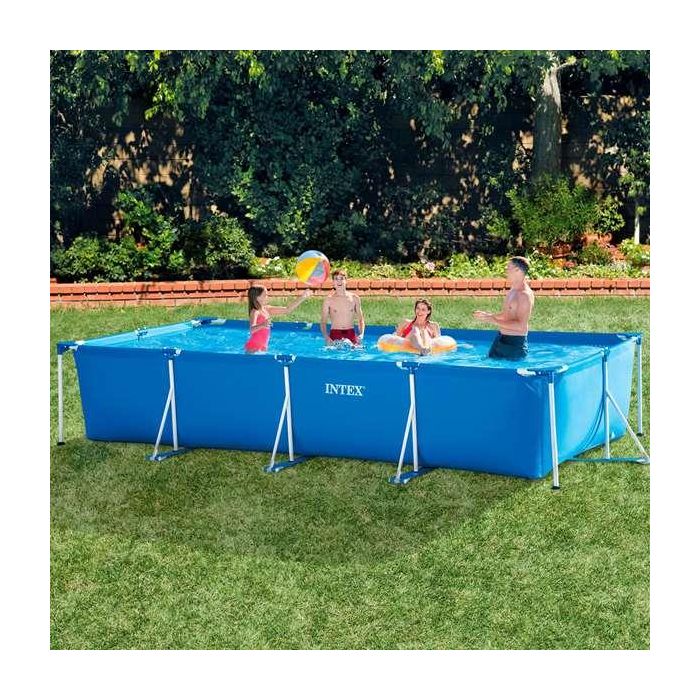 Piscina rectangular desmontable metal frame (capacidad 7.127 litros) 450x220x84cm 4 Piscina rectangular desmontable metal frame (capacidad 7.127 litros) 450x220x84cm 4