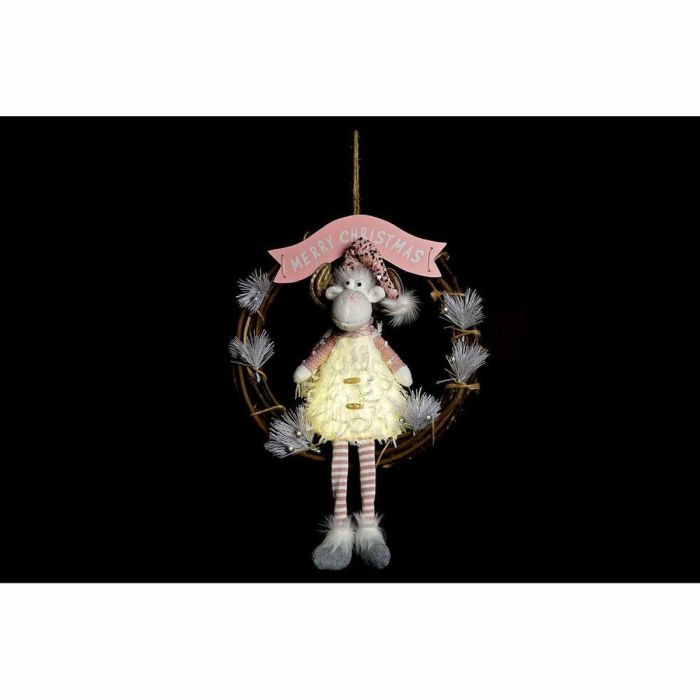 Decoracion Colgante Navidad Alpina DKD Home Decor Blanco 10 x 38 x 37 cm (3 Unidades) 3 Decoracion Colgante Navidad Alpina DKD Home Decor Blanco 10 x 38 x 37 cm (3 Unidades) 3