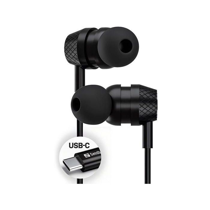 Sandberg USB-C/A In-Earset with Line-Mic 1 Sandberg USB-C/A In-Earset with Line-Mic 1
