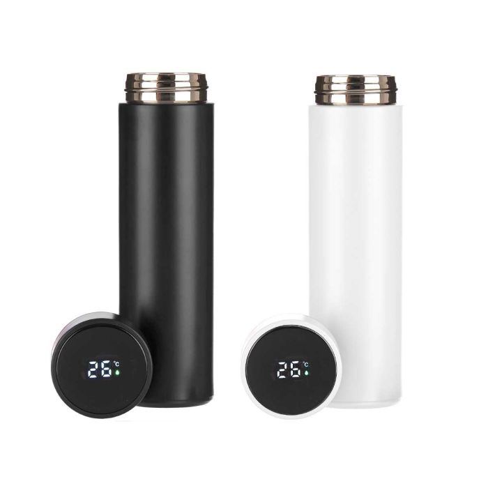 Termo Termometro Digital 450Ml Surtidos Col Neutro Kinvara 6X22CM (12 Unidades) 1 Termo Termometro Digital 450Ml Surtidos Col Neutro Kinvara 6X22CM (12 Unidades) 1