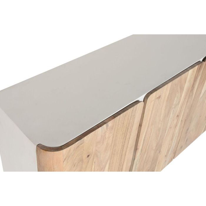 Buffet Scandi DKD Home Decor Natural Blanco 40 x 80 x 170 cm 2 Buffet Scandi DKD Home Decor Natural Blanco 40 x 80 x 170 cm 2